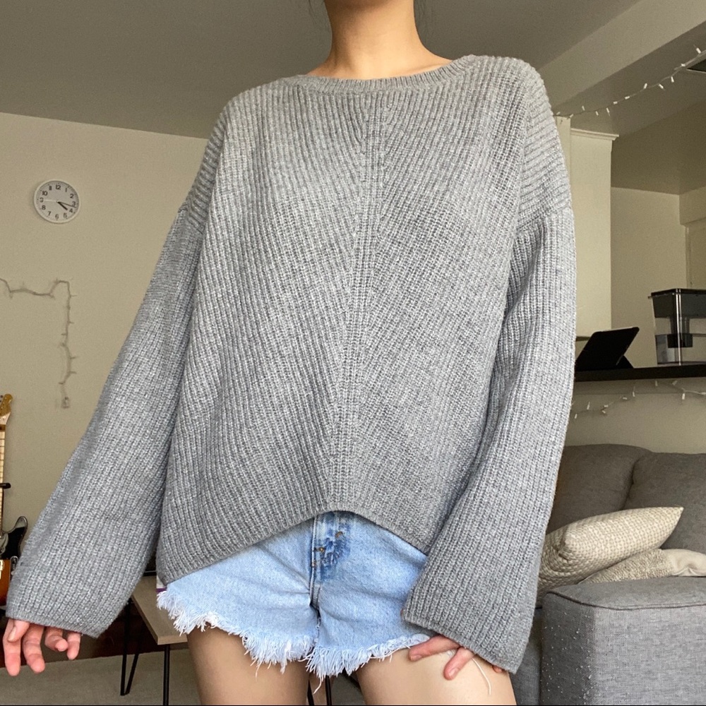 Grey Knit Sweater